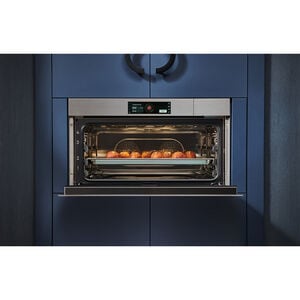 Wolf M Series 30 in. 2.4 cu. ft. Steam Electric Single Wall Oven with Dual Convection - Stainless Steel, , hires