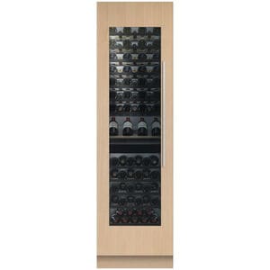 Fisher & Paykel Series 11 24 in. Built-in Column Wine Cabinet with Wood Racks, Dual Temperature Zones & 91 Bottle Capacity - Custom Panel Ready, , hires