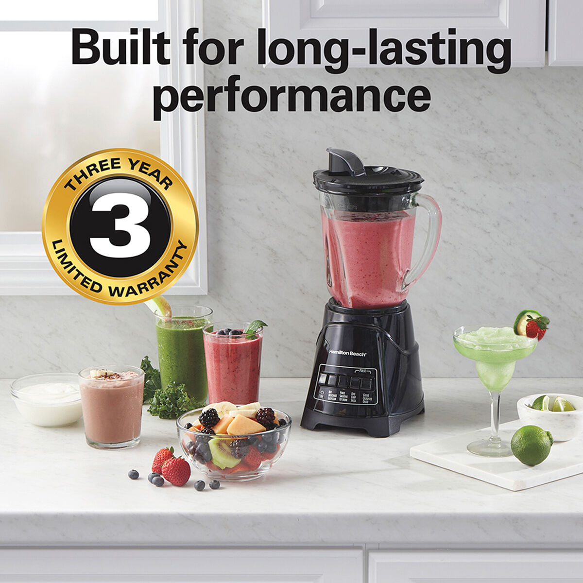 Hamilton Beach Power Elite Blender with 40 oz. Glass Jar | P.C.