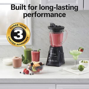 Hamilton Beach Power Elite Blender with 40 oz. Glass Jar, , hires