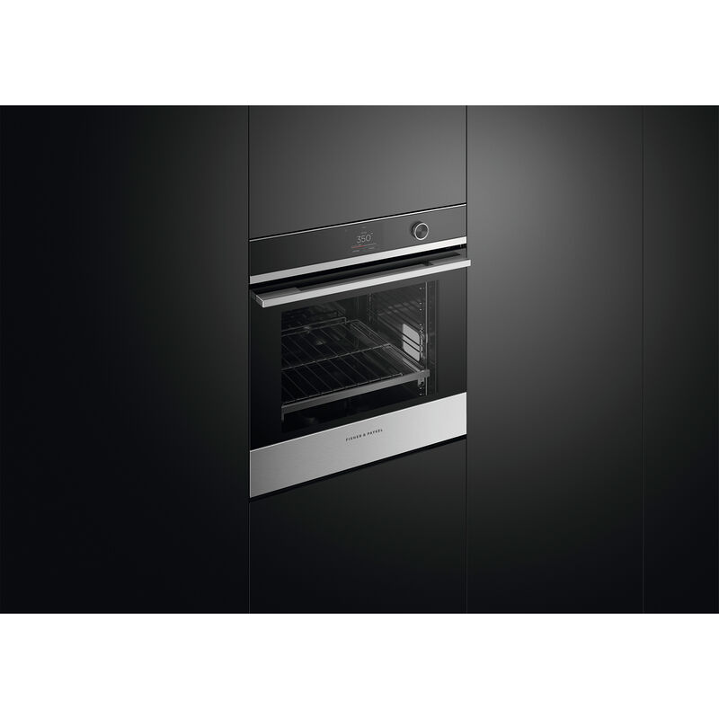 Fisher & Paykel Series 9 24 in. 3 cu. ft. Smart Electric Single Wall Oven with Standard Convection - Stainless Steel, , hires