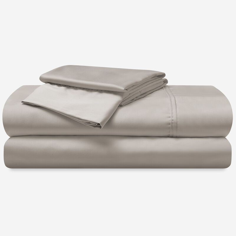 BEDGEAR Hyper-Cotton Performance Split Cal King Size Sheet Set - Beige, , hires