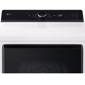 LG 27 in. 7.3 cu. ft. Smart Ventless Electric Dryer with Heat Pump & Sensor Dry - Alpine White, Alpine White, hires