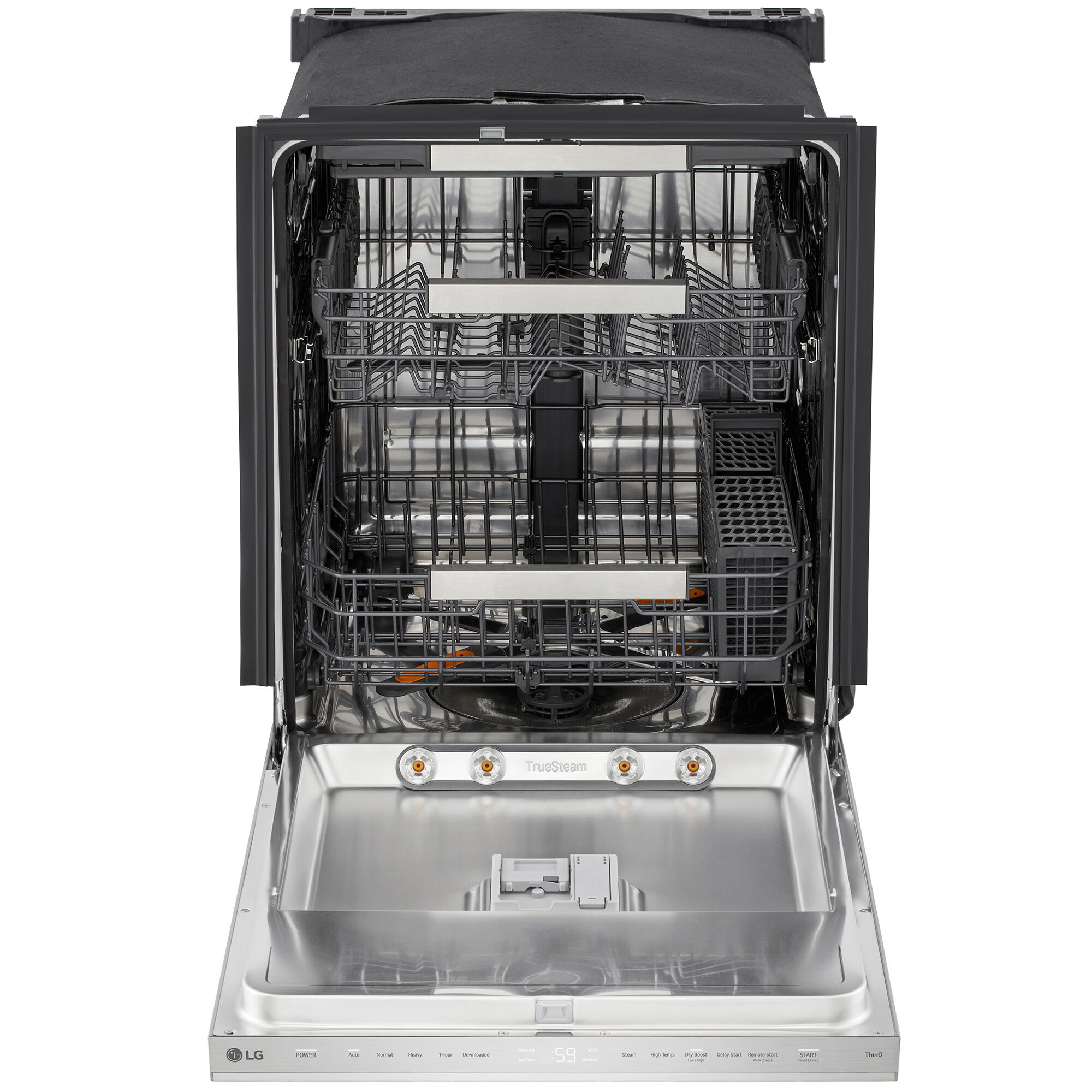 LG 24 in. Top Control Flush-Mount Smart Dishwasher with 44 dBA