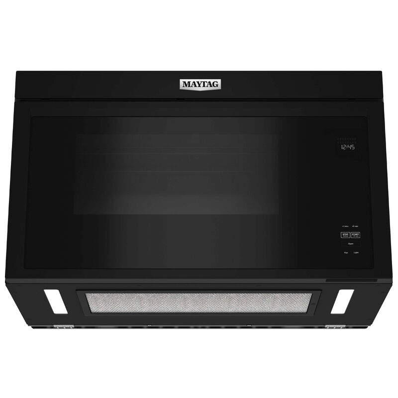 Maytag 30 in. 1.1 cu. ft. 1000W Over-the-Range Microwave with 300 CFM & Sensor Cooking - Black, , hires