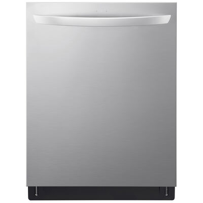 LG 24 in. Top Control Smart Dishwasher with 46 dBa Sound Level & 3rd-Rack - PrintProof Stainless Steel | LDTH5554S