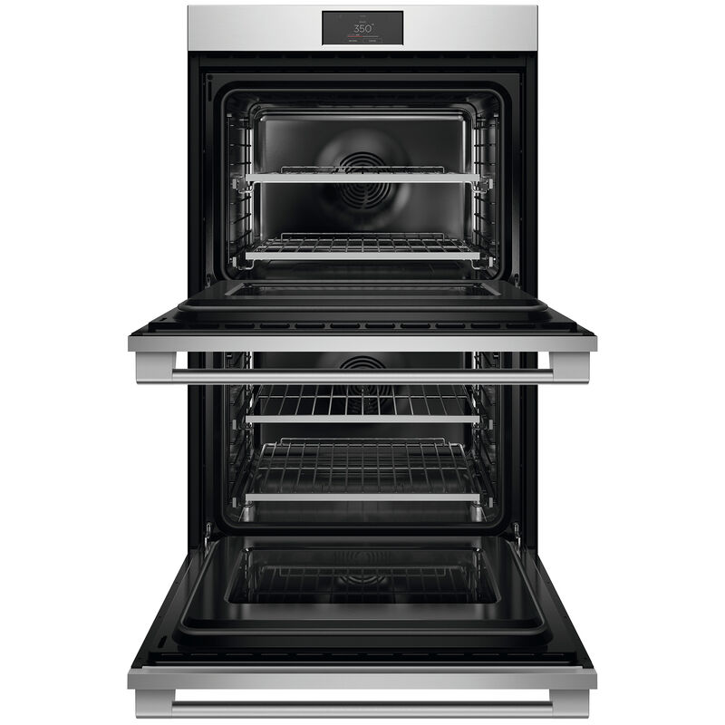Fisher & Paykel Series 9 30" 8.2 Cu. Ft. Electric Double Wall Oven with True European Convection & Self Clean - Stainless Steel, , hires