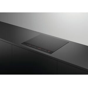 Fisher & Paykel Series 7 24 in. 4-Burner Induction Cooktop with Simmer Burner & Power Burner - Black Glass, , hires