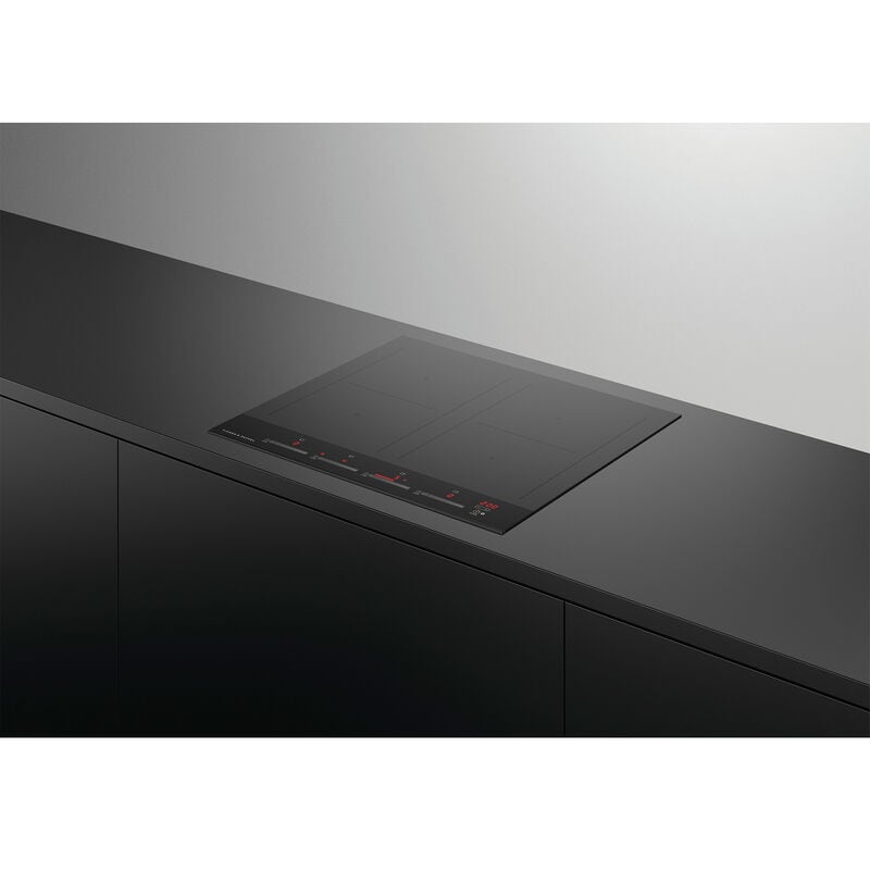 Fisher & Paykel Series 7 24 in. 4-Burner Induction Cooktop with Simmer Burner & Power Burner - Black Glass, , hires