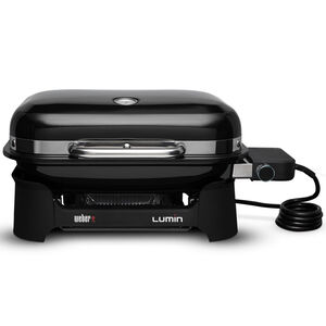 Weber Compact Lumin Portable Electric Grill - Black, , hires