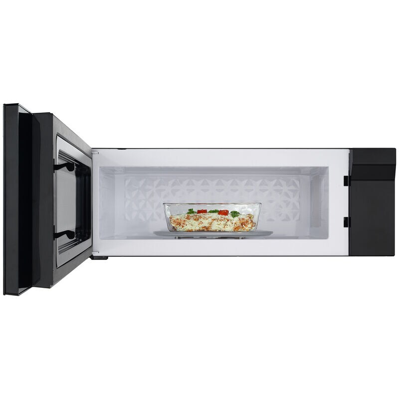GE 30 in. 1.2 cu. ft. Low Profile Over-the-Range Microwave with 400 CFM & Sensor Cooking - Stainless Steel, , hires
