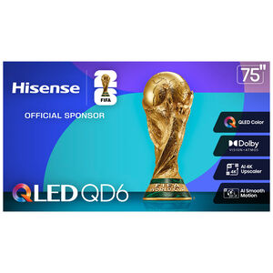 Hisense - 75" Class QD6 Series QLED 4K UHD Smart VIDAA TV, , hires