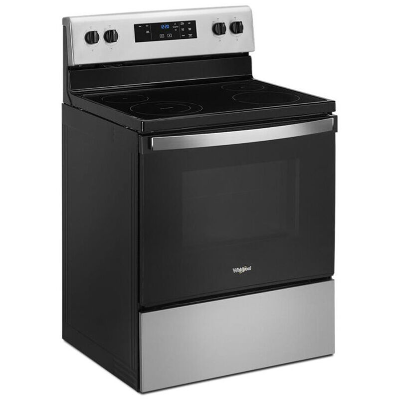 whirlpool 4 burner electric range