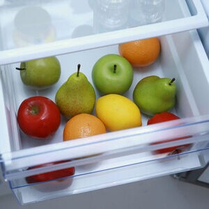 Avanti 33 in. 15.6 cu. ft. Counter Depth Side by Side Refrigerator - Stainless Steel, , hires