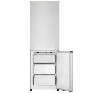 Sharp 24 in. 11.5 cu. ft. Counter Depth Bottom Freezer Refrigerator - Stainless Steel, , hires