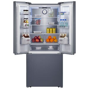 Summit 30 in. 16.1 cu. ft. Counter Depth French Door Refrigerator with Ice Maker - Stainless Steel, , hires