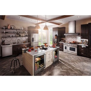 KitchenAid 24 in. 5.2 cu. ft. Built-In Undercounter Refrigerator - Stainless Steel, Stainless Steel, hires