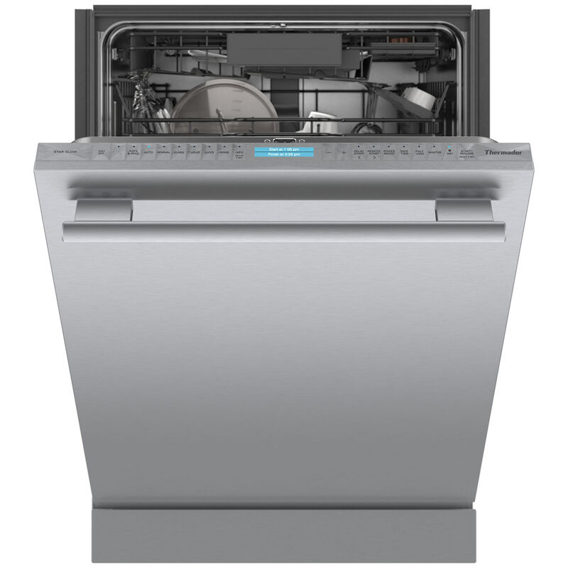 Thermador Star Sapphire Series 24 in. Built-In Dishwasher with Digital Control, 42 dBA Sound Level, 16 Place Settings, 7 Wash Cycles & Sanitize Cycle - Stainless Steel, , hires