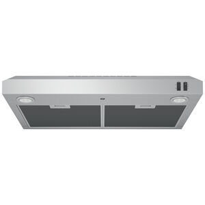 GE 30 in. Standard Style Range Hood with 2 Speed Settings, 270 CFM & 2 LED Light - Stainless Steel, , hires