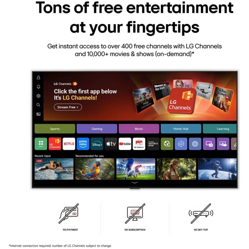 LG - 70" Class UA75 LED 4K UHD Smart webOS TV, , hires