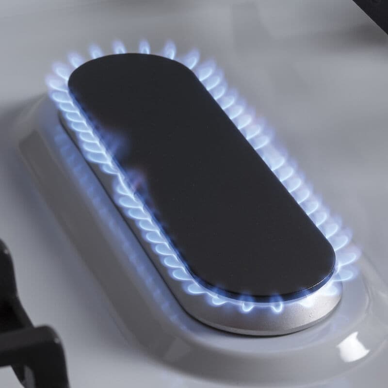 GE 30 in. 5 cu. ft. Gas Range with 5 Sealed Burners & Griddle - White, White, hires