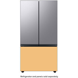 Samsung BESPOKE 3-Door French Door Top Panel for Refrigerators - Stainless Steel, , hires