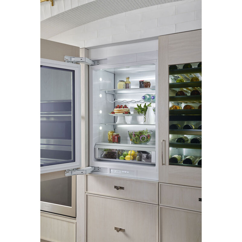 Monogram 30 in. Built-In 14.6 cu. ft. Counter Depth Bottom Freezer Refrigerator - Custom Panel Ready, , hires