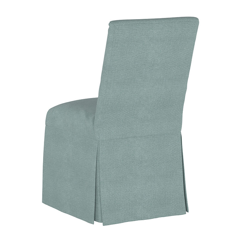 Skyline Furniture Slipcover Dining Chair in Linen Fabric - Seaglass, , hires