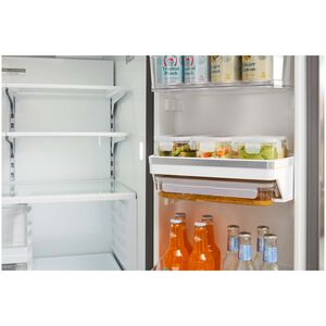 Whirlpool 36 in. 21.9 cu. ft. Smart Counter Depth 4-Door French Door Refrigerator with Ice & Water Dispenser - Black Stainless, , hires
