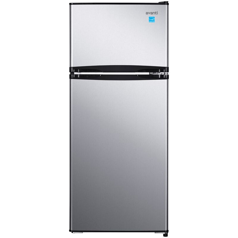 Avanti 19 in. 4.5 cu. ft. Mini Fridge with Top Freezer - Stainless Steel, , hires