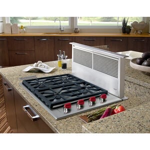 Wolf 30 in. Convertible Downdraft with 3 Fan Speeds - Stainless Steel, , hires