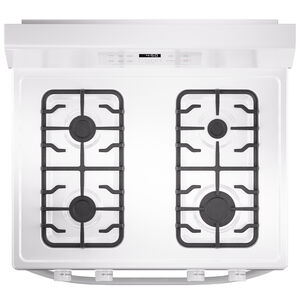 Midea 30 in. 6.1 cu. ft. Gas Range with 4 Sealed Burners - White, White, hires