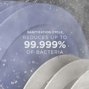 GE 24 in. Front Control Flush-Mount Dishwasher with 55 dBa Sound Level, Dry Boost & Pocket Handle - Black, Black, hires