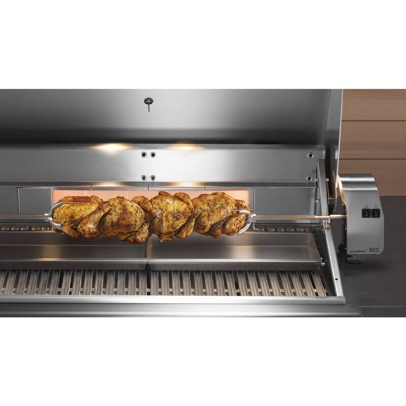 DCS Series 9 48 in. 3-Burner Built-In Liquid Propane Gas Grill with Rotisserie, Sear Burner & Smoke Box - Stainless Steel, , hires