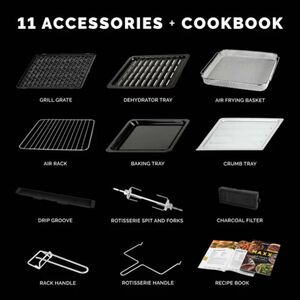 Kalorik MAXX 26 Quart Digital Air Fryer Oven Grill - Stainless Steel, , hires