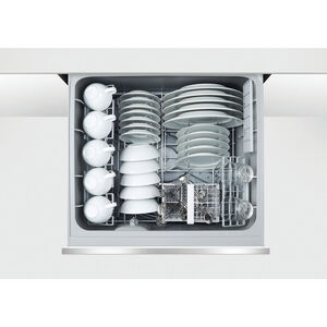 Fisher & Paykel Series 7 Contemporary 24 in. Front Control Dishwasher Drawer with 42 dBA, 7 Place Settings & 9 Wash Cycles - Stainless Steel, , hires