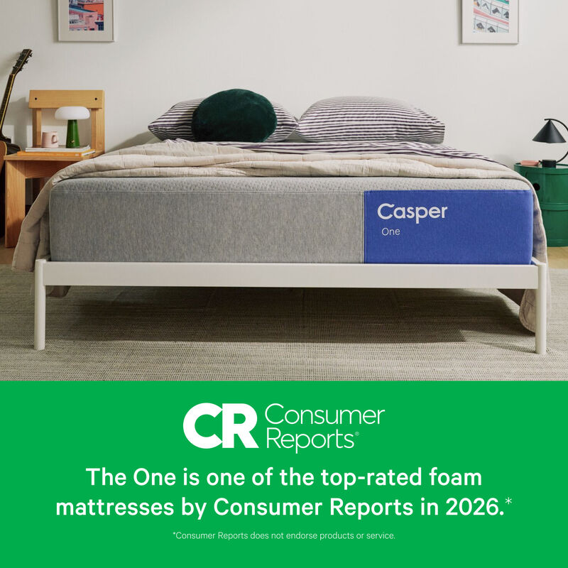 Casper The One Medium All Foam Twin Size Mattress, , hires