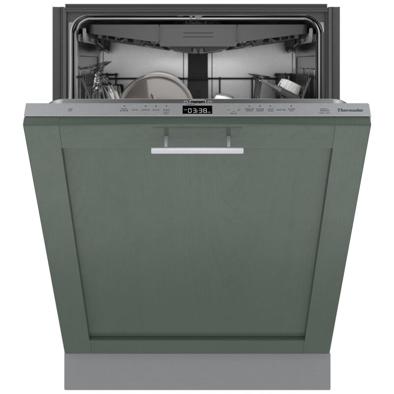 Thermador Emerald Series 24 in. Smart Built-In Dishwasher with Top Control, 48 dBA Sound Level, 16 Place Settings, 5 Wash Cycles & Sanitize Cycle - Custom Panel Ready, Custom Panel Required, hires
