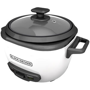 Black & Decker 16-Cup Rice Cooker - White, , hires