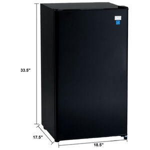 Avanti 19" 3.2 Cu. Ft. Mini Fridge - Black, , hires