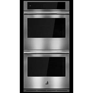 JennAir Rise 27 in. 8.6 cu. ft. Front Control Electric Double Wall Oven with Standard Convection - Stainless Steel, , hires