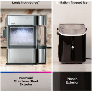 GE Profile 11 in. Smart Ice Maker with 3 lb. Ice Storage, Auto Defrost & Digital Control - Carbon Black, , hires