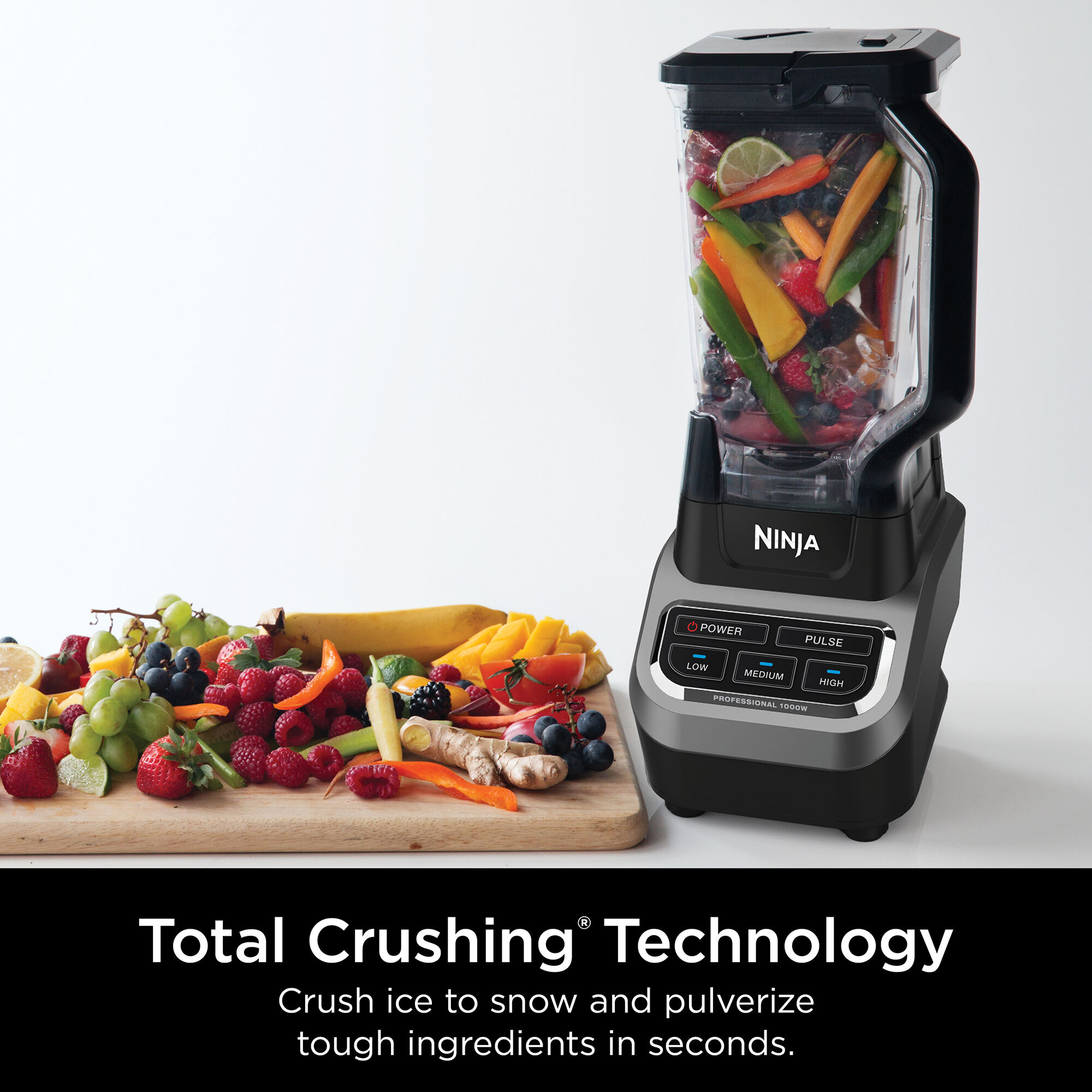 Ninja Professional 72 Oz. 3-Speed Countertop Blender with Plastic