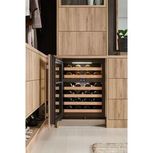 Sub-Zero Designer Series 24 in. Undercounter Smart Wine Cooler with Wood Racks, Dual Temperature Zones & 42 Bottle Capacity - Custom Panel Ready, , hires