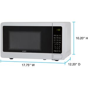 Avanti 18 in. 0.7 cu. ft. 700W Countertop Microwave - White, White, hires