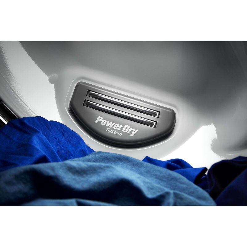 Maytag 27 in. 7.3 cu. ft. Smart Stackable Gas Dryer with Extra Power Button, Industry-Exclusive Extra Moisture Sensor, Sanitize & Steam Cycle - White, White, hires