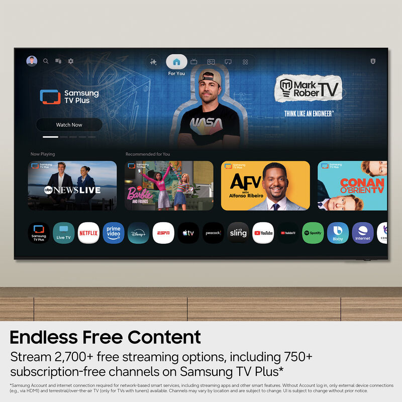 Samsung - 65" Class S90H Series OLED 4K UHD Smart Tizen TV, , hires