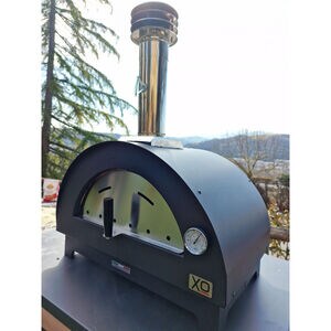 XO Countertop Wood Fired Pizza Oven - Black Powder Coat, , hires