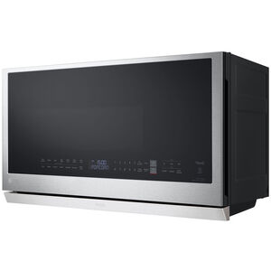 LG 30 in. 2.1 cu. ft. 1050W Smart Over-the-Range Microwave with 400 CFM & Sensor Cooking - PrintProof Stainless Steel, PrintProof Stainless Steel, hires