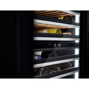 JennAir 24 in. Undercounter Wine Cooler with Wood Racks, Dual Temperature Zones & 45 Bottle Capacity - Custom Panel Ready, , hires